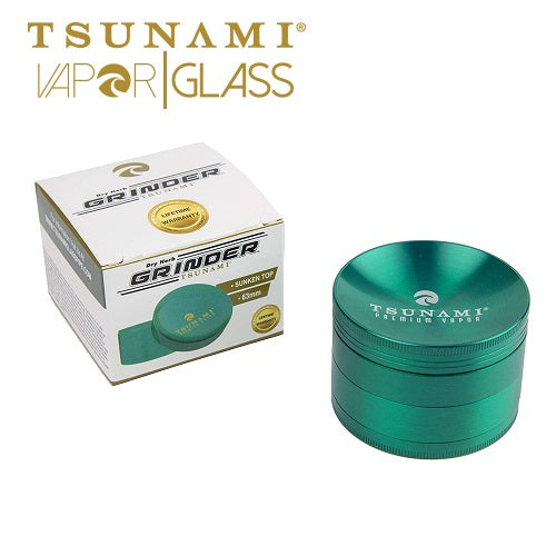 Tsunami 63mm 4 Part Concave Grinder