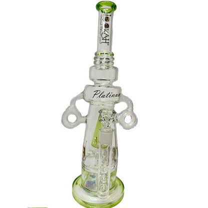 17.9" LOOKAH Beaker Glass Bong
