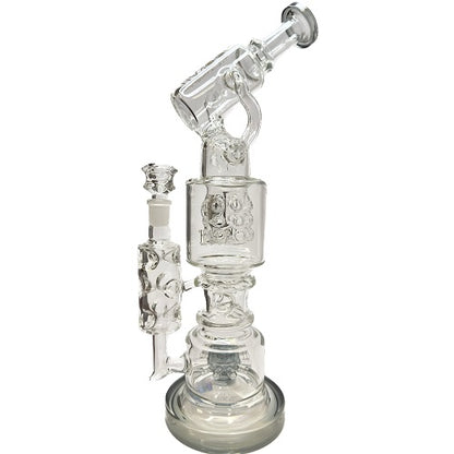 16.55" Triple Stack Multi-Chamber Percolator Bong