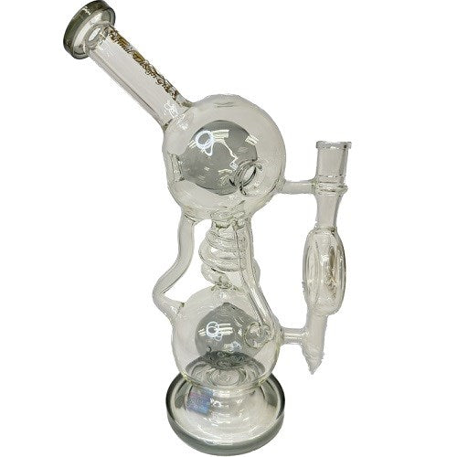 Lookah 12" Dual Chamber Double Ball Perc Water Pipe
